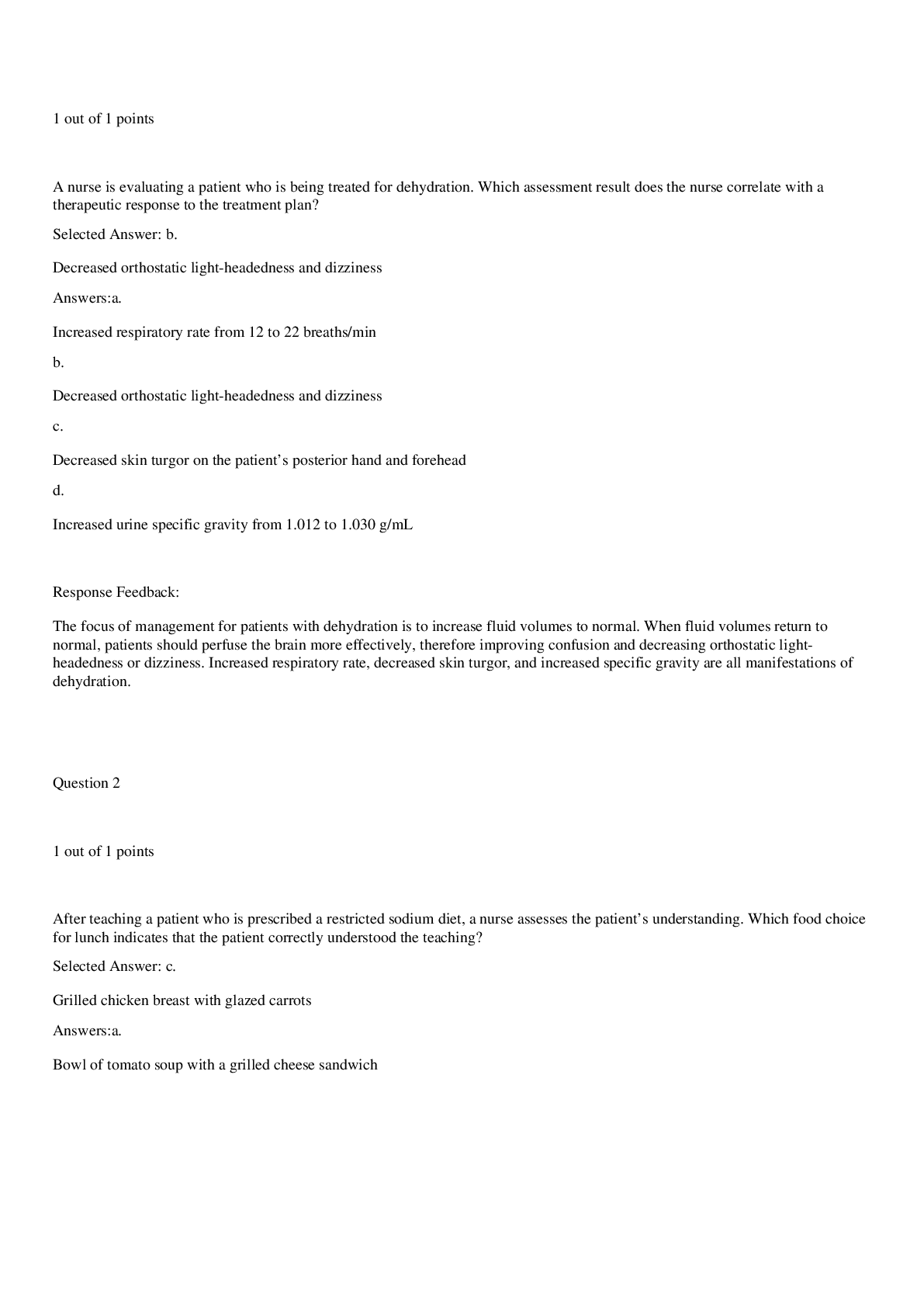 Preview image for PN2 NUR 2571 Professional Nursing Exam 4 2020 - Study Guide / Questions & Answers